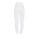 Leggings donna slip fit full Grip Equestro bianco
