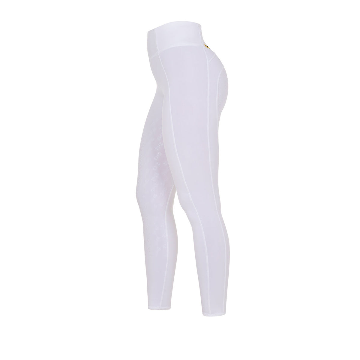 Leggings donna slip fit full Grip Equestro white/white