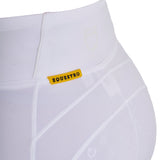 Leggings donna slip fit full Grip Equestro white/white