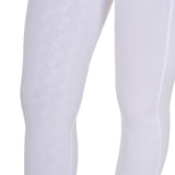Leggings donna slip fit full Grip Equestro white/white