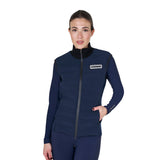 Smanicato donna misto tecnico con zip nero Equestro