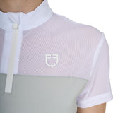 Polo donna da allenamento in mesh Equestro