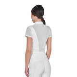 Polo donna da allenamento in mesh Equestro