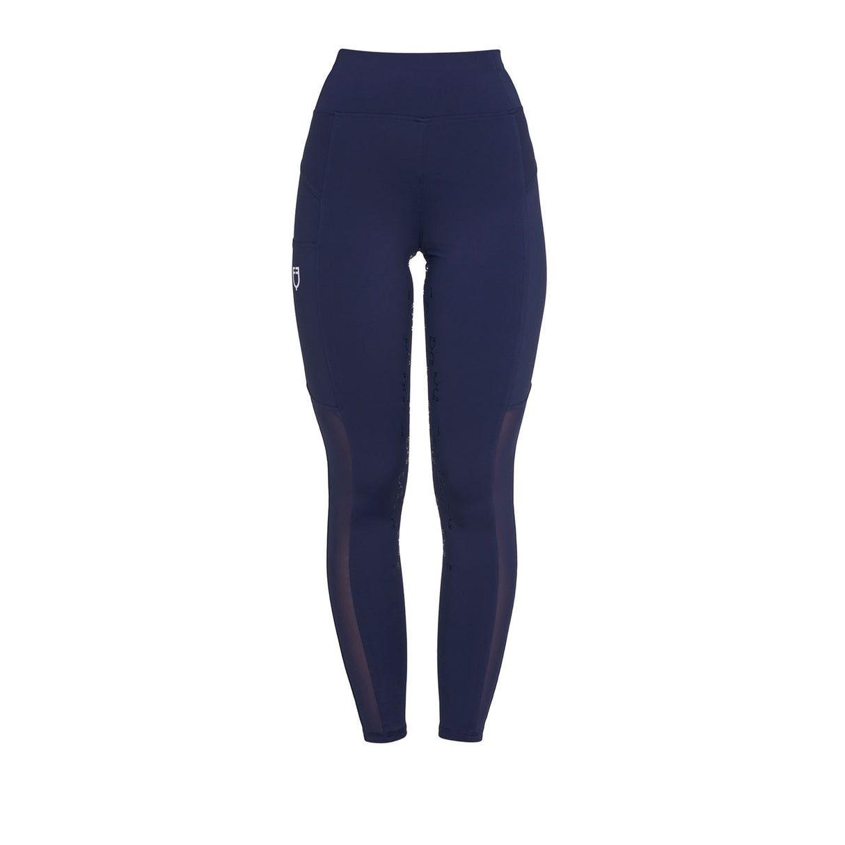Leggings donna slim fit inserti micro mesh Equestro