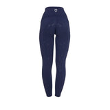 Leggings donna slim fit inserti micro mesh Equestro