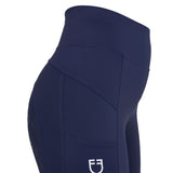 Leggings donna slim fit inserti micro mesh Equestro