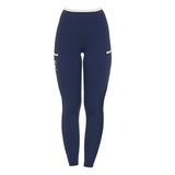 Leggings donna con decorazioni perforate Equestro
