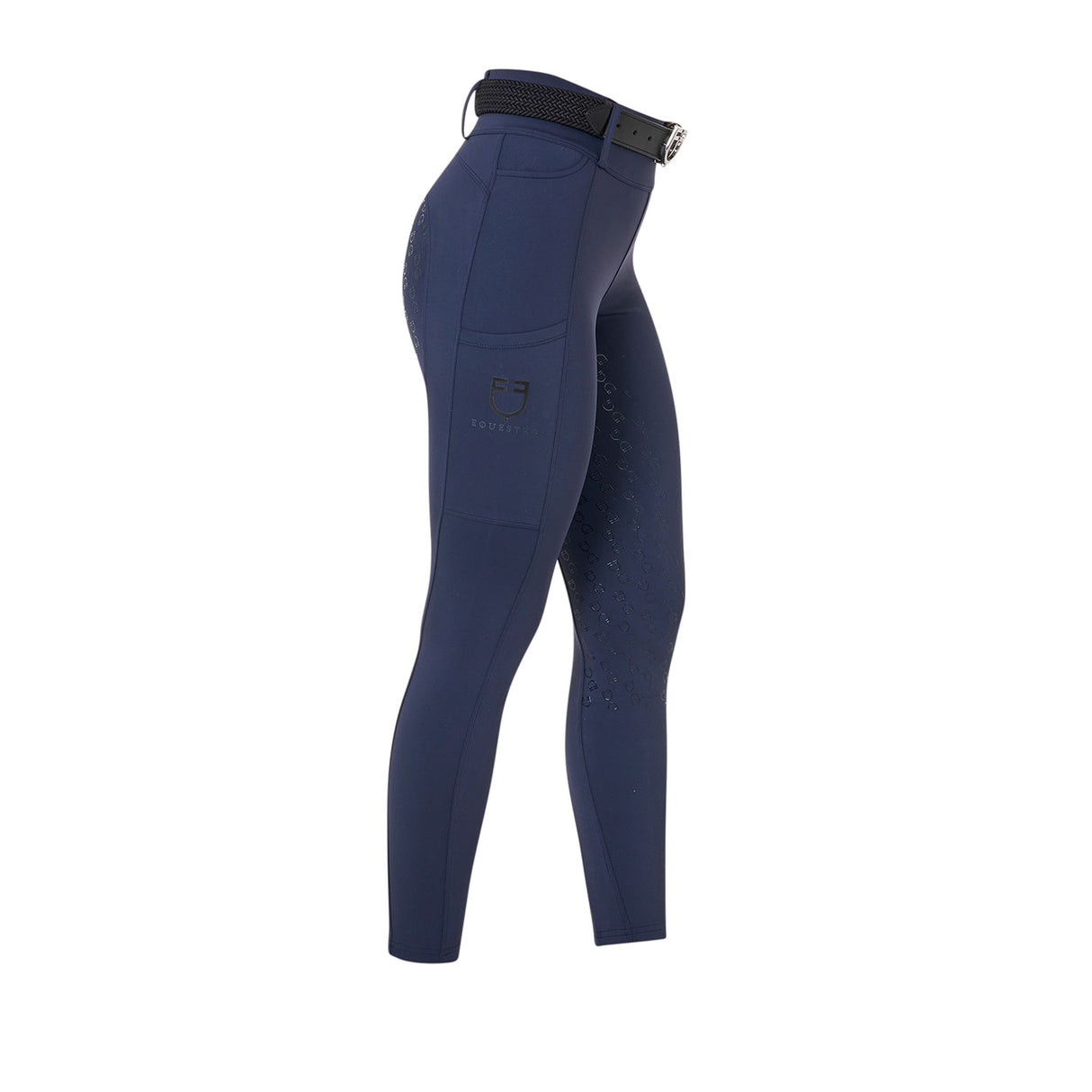 Leggings donna a vita alta con passanti Equestro