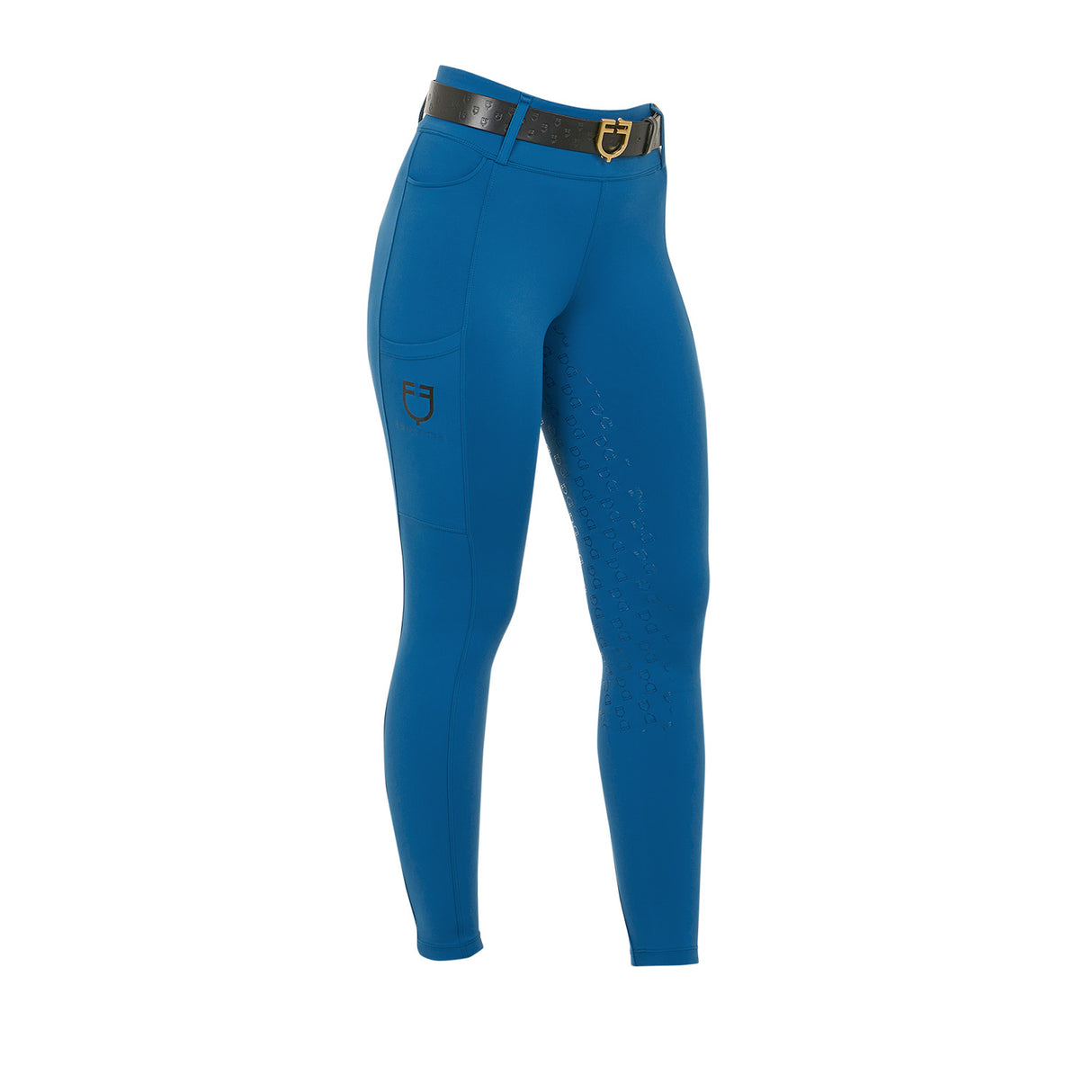 Leggings donna a vita alta con passanti Equestro