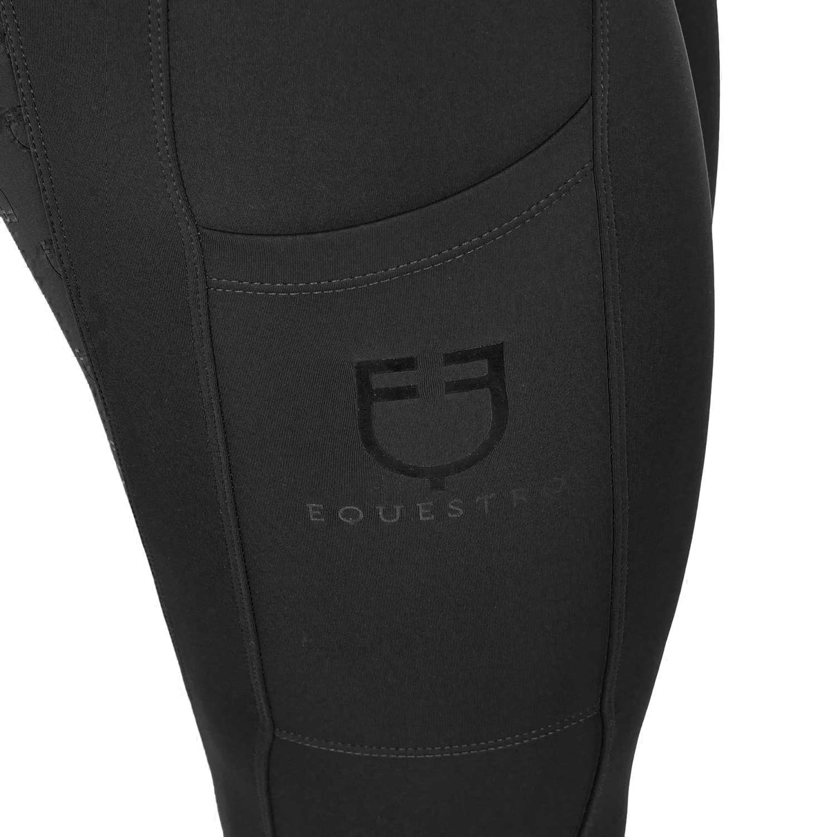 Leggings donna a vita alta con passanti Equestro