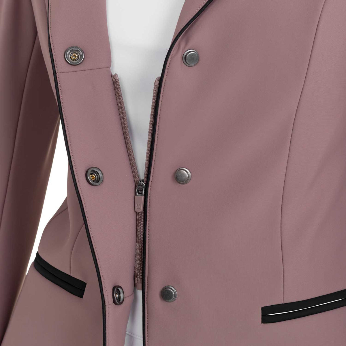 Giacca donna unisex concorso zip e bottoni Equestro