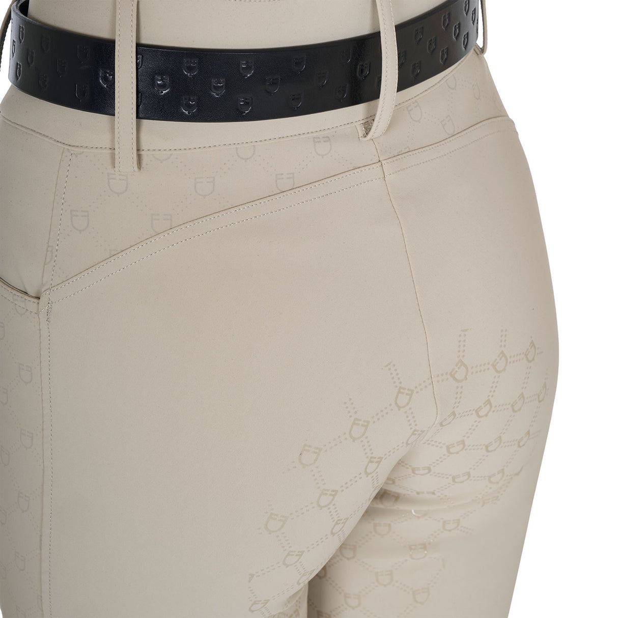 Pantaloni donna a vita alta monogram Equestro