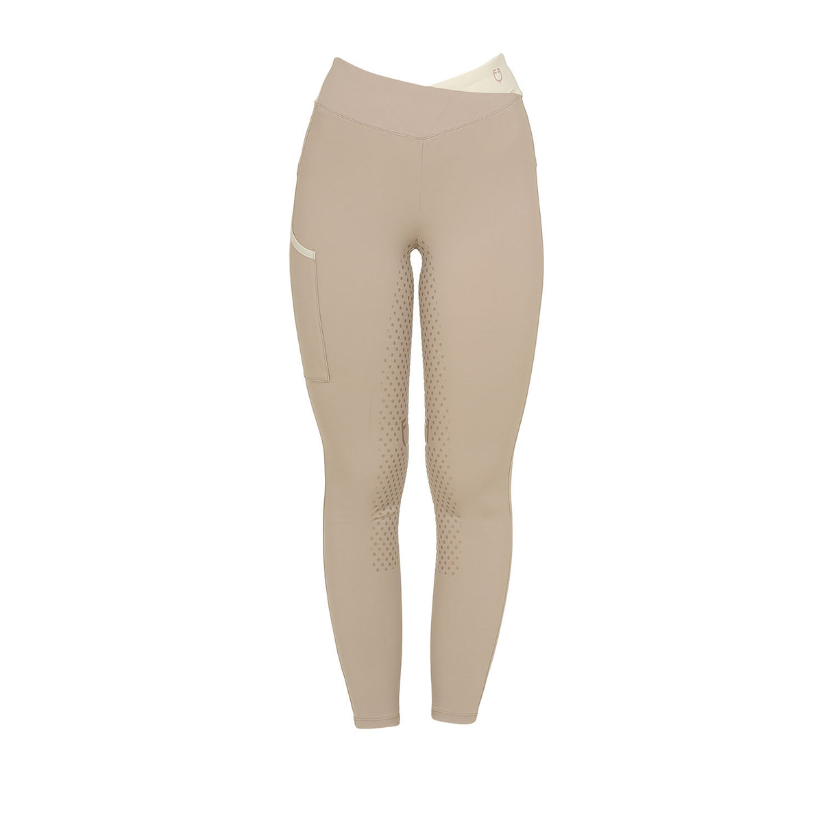 Leggings donna full grip bicolore Equestro