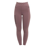 Leggings donna vita alta in tessuto tecnico monogram Equestro