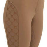 Pantaloni donna vita alta full grip monogram Equestro
