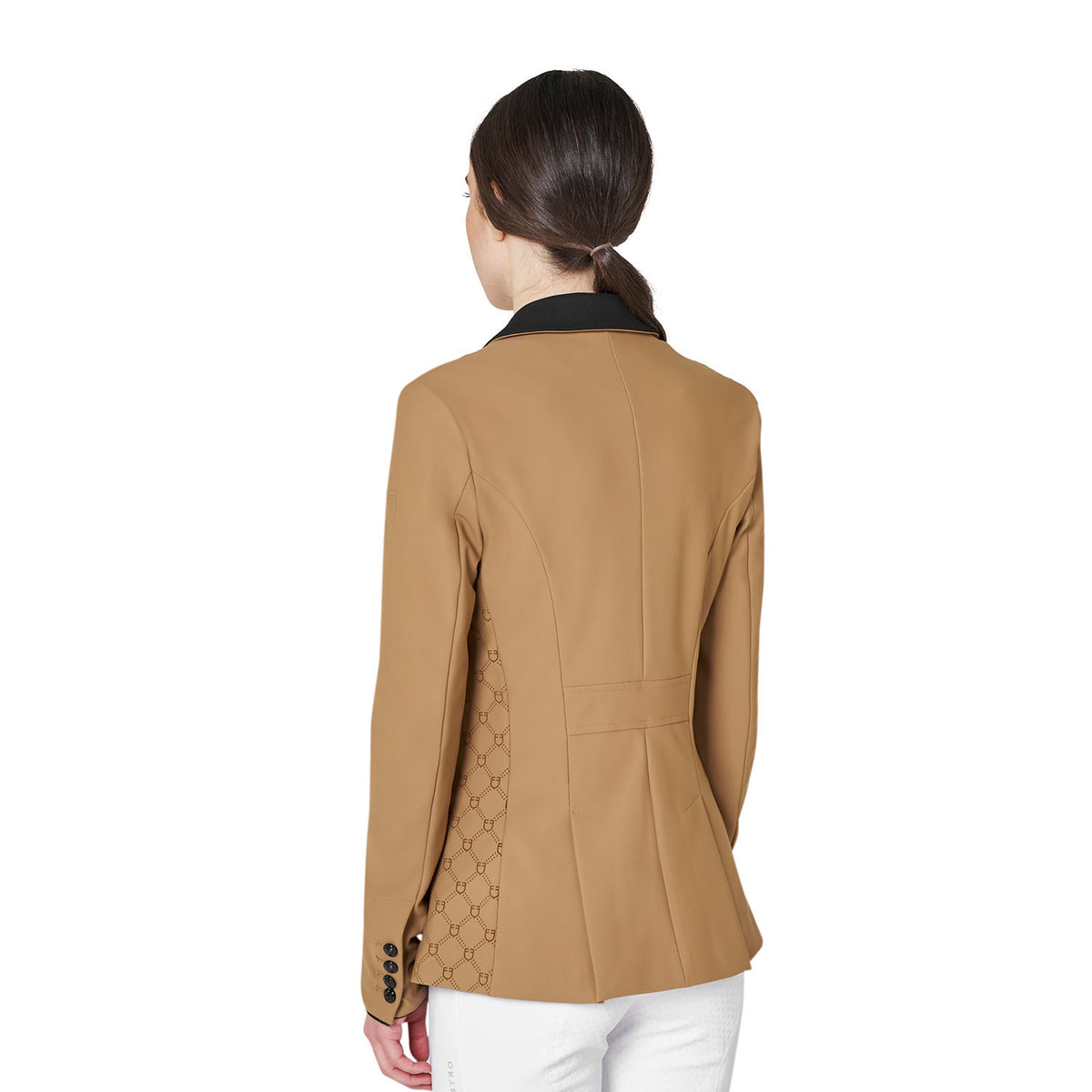 Giacca concorso donna monogram in tessuto effetto velluto Equestro