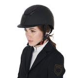 Cap visiera stretta modello Galaxy con brillantini Equestro