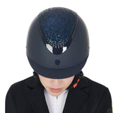 Cap visiera stretta modello Galaxy con brillantini Equestro