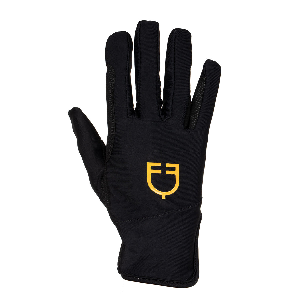 Guanti donna in speciale tessuto in elastan con logo Equestro