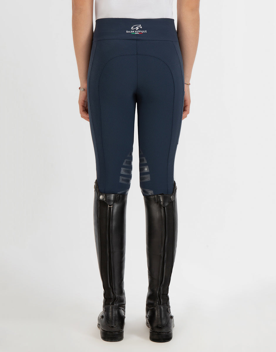 Leggings donna a righe Elena Sarm Hippique