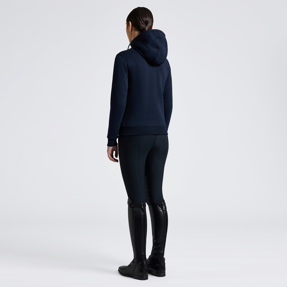 Felpa da Bambina Cavalleria Toscana in Cotone con Zip e logo con cuore