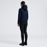 Felpa da Bambina Cavalleria Toscana in Cotone con Zip e logo con cuore