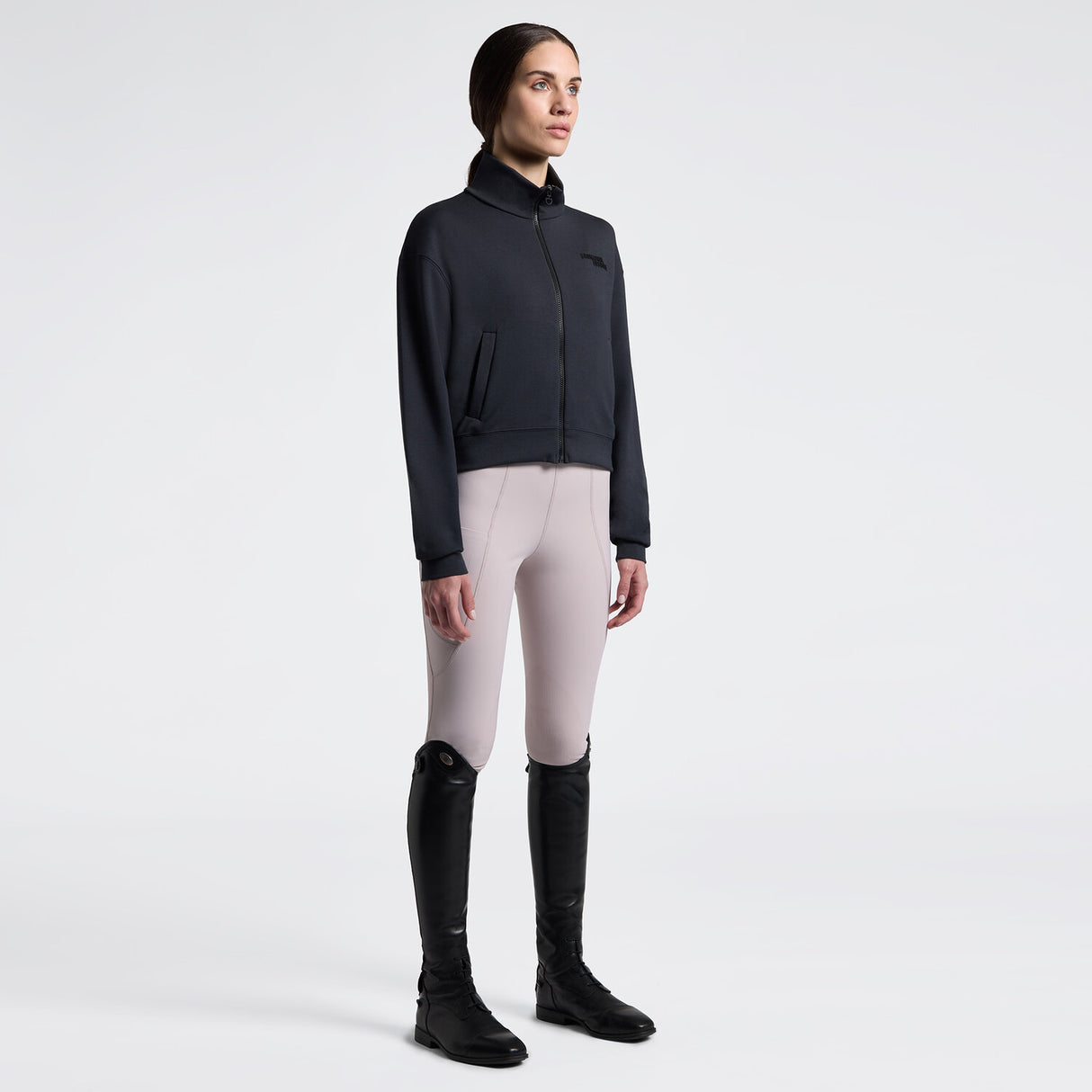 Felpa con Cappuccio e Zip da Donna | Cavalleria Toscana
