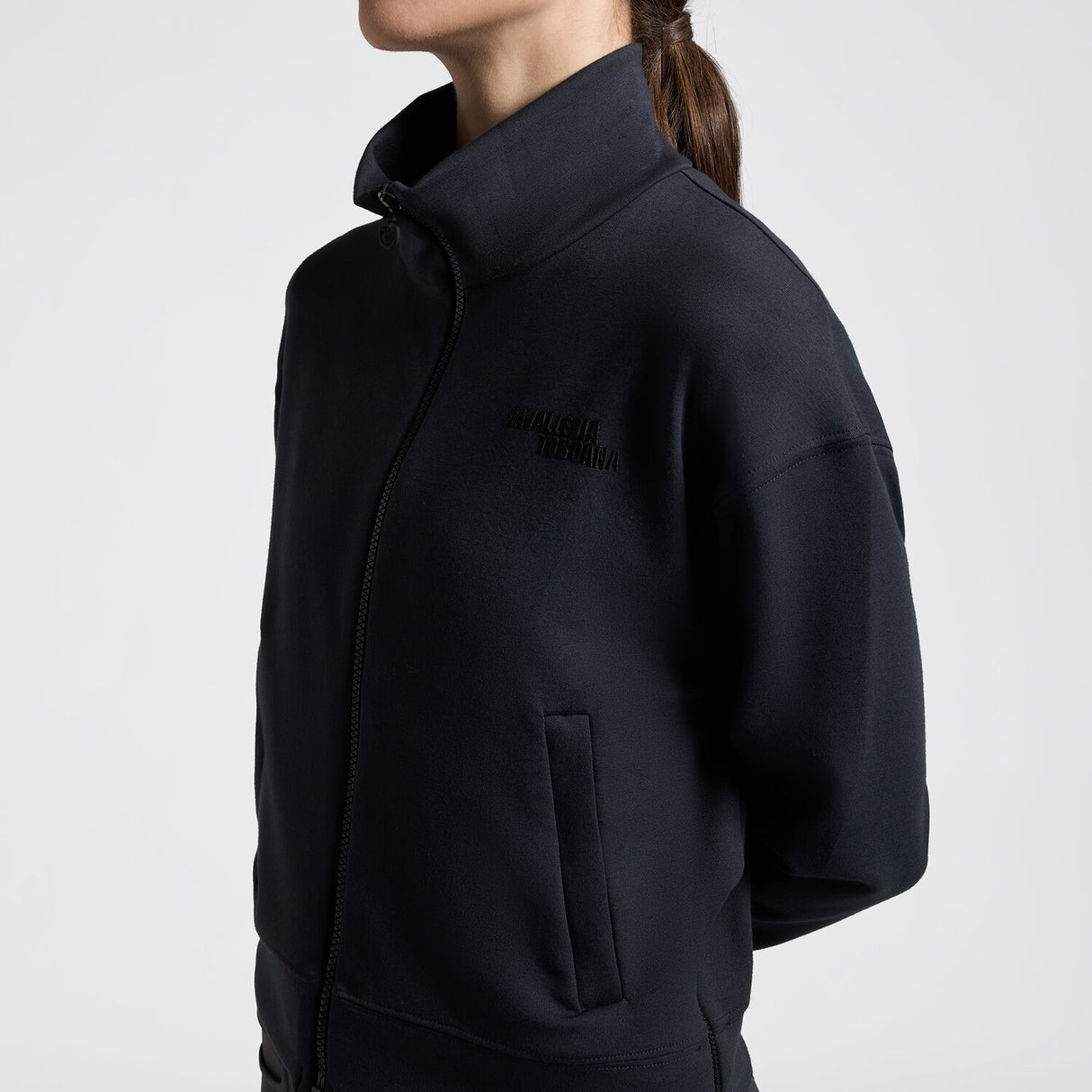 Felpa con Cappuccio e Zip da Donna | Cavalleria Toscana