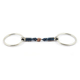 Filetto in acciaio blu con elementi in rame Jump'in 13.5 cm