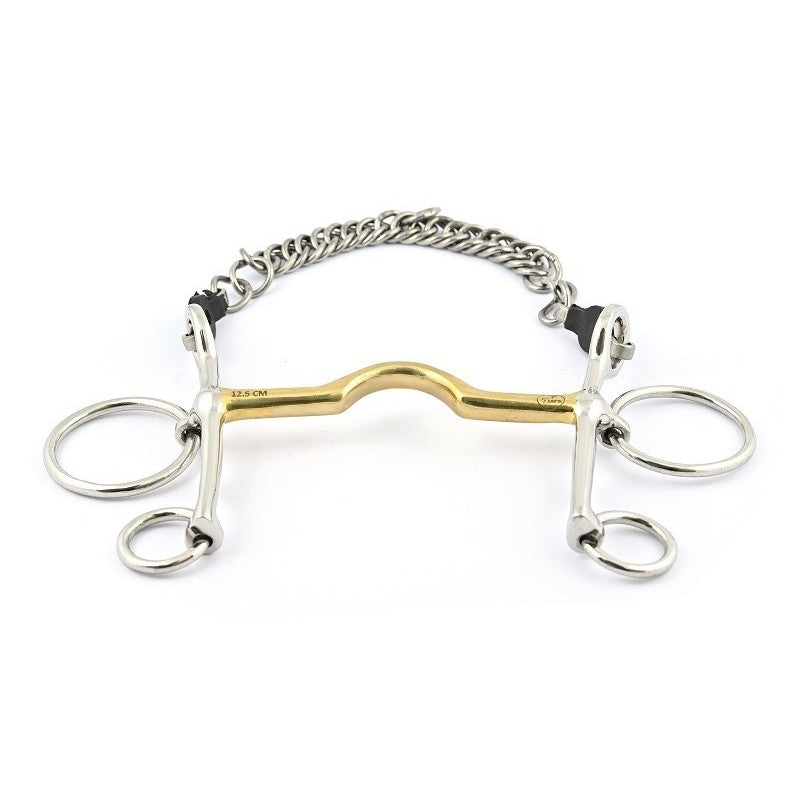 Full cheek Pelham curb bit