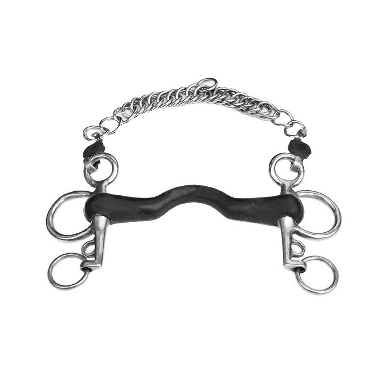 Pelham collo d'oca in gomma Jump'in 13.5 cm