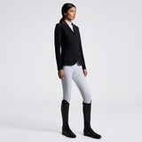 Giacca da competizione per donna Cavalleria Toscana con zip e inserti in maglia tecnica REVO