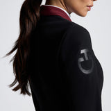 Giacca da competizione per donna Cavalleria Toscana con zip e inserti in maglia tecnica REVO