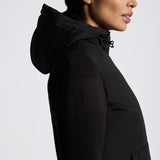 Giacca da Donna Cavalleria Toscana con Cappuccio in Nylon e Maniche in Maglia Tecnica