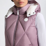 Piumino Smanicato da Donna Cavalleria Toscana in Nylon con Cappuccio