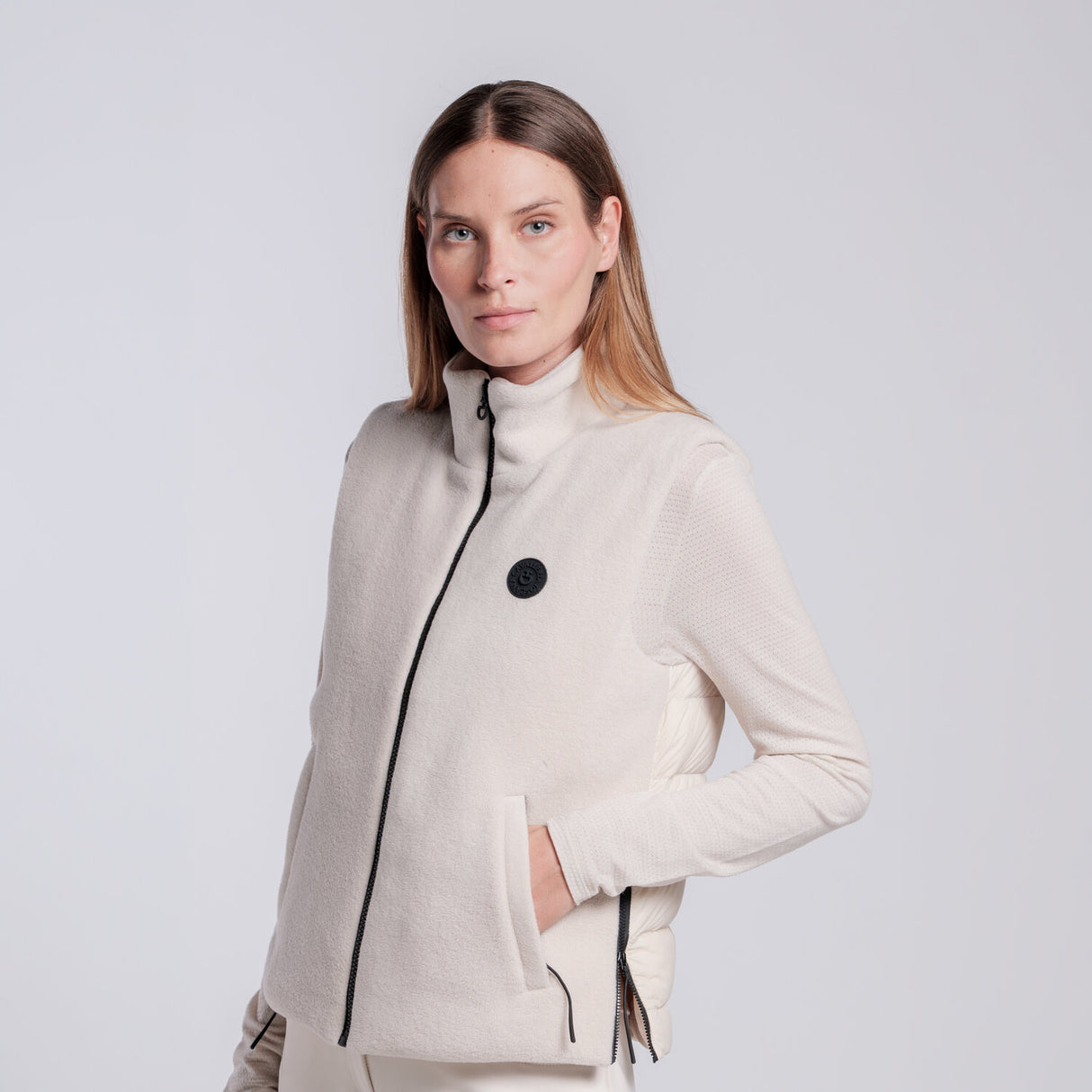 GILET IN PILE CON ZIP DA DONNA Cavalleria Toscana