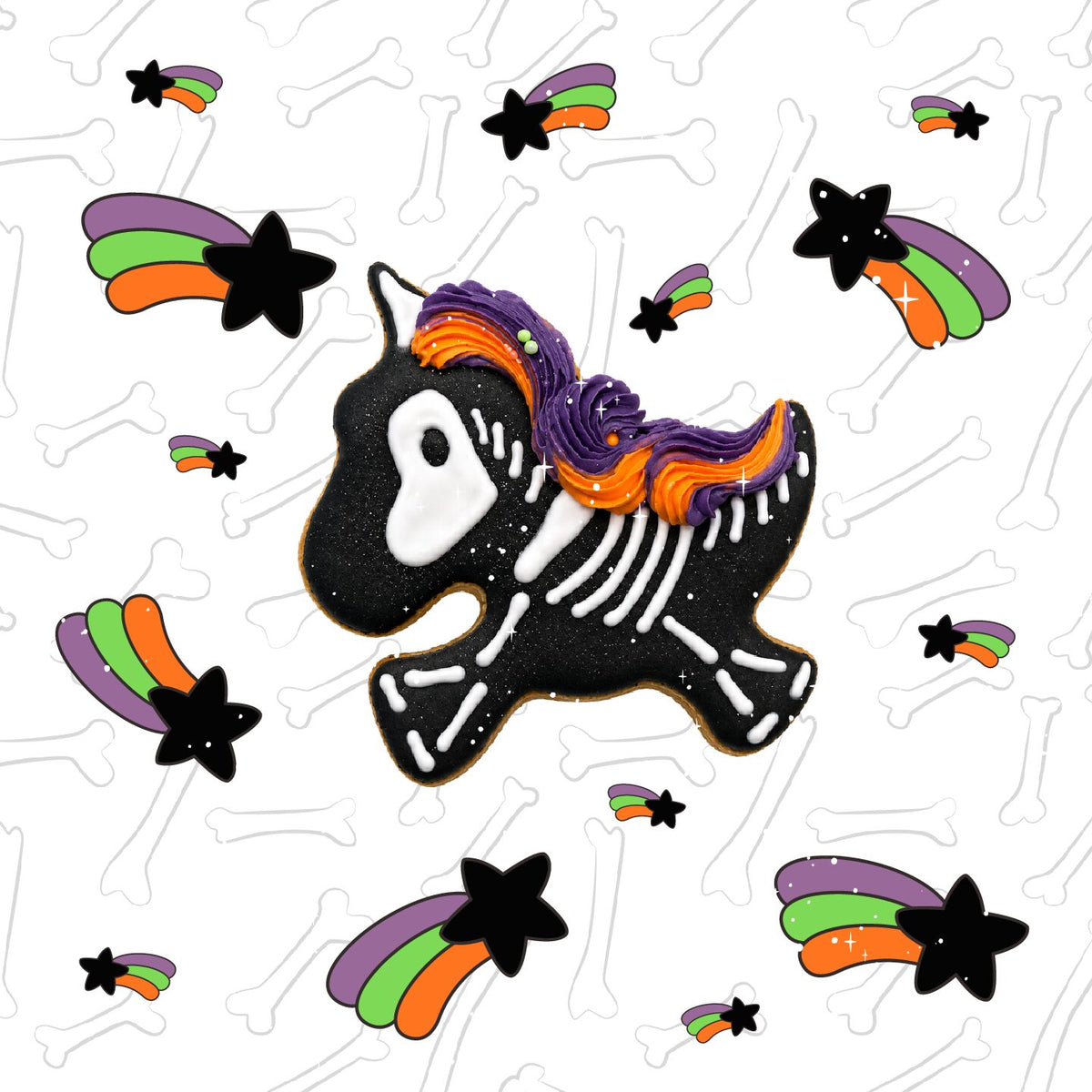 Biscotto edizione limitata Halloween SKELECORN Candy Horse