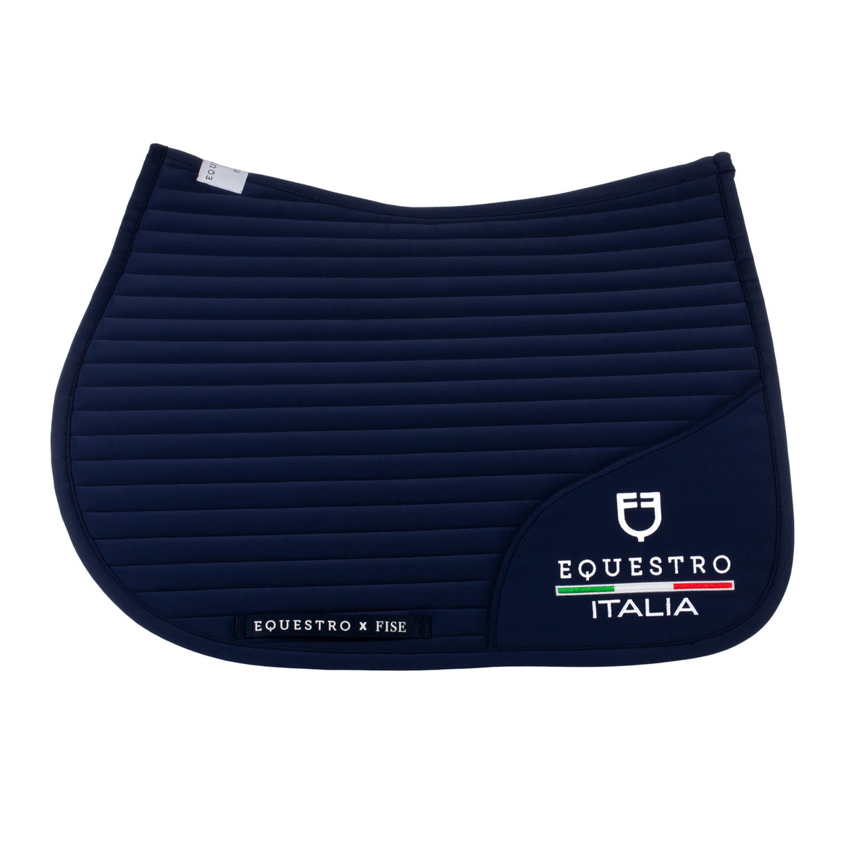 Sottosella salto con logo ricamato Equestro X FISE full