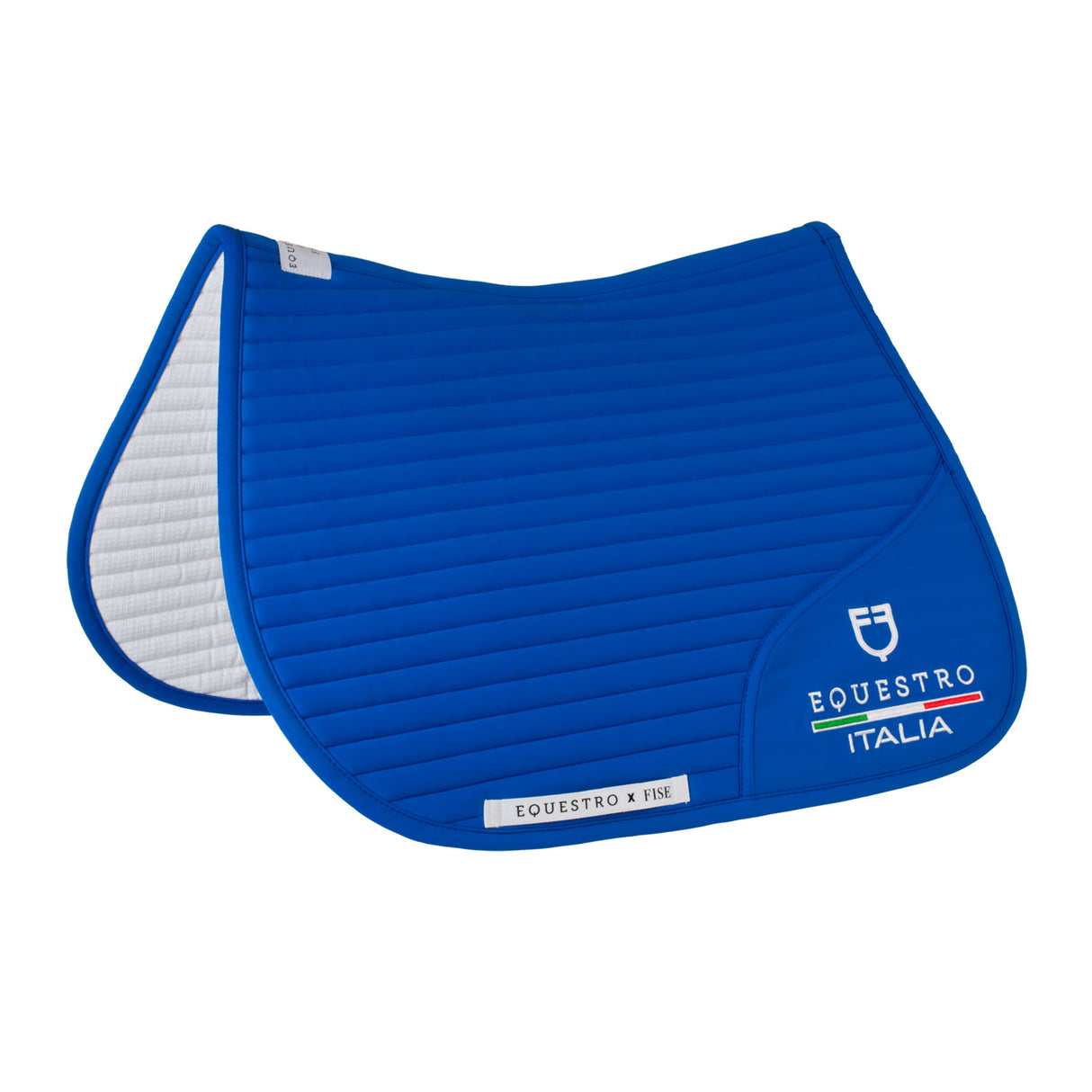 Sottosella salto con logo ricamato Equestro X FISE full