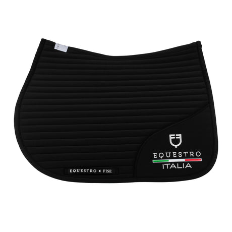 Sottosella salto con logo ricamato Equestro X FISE full