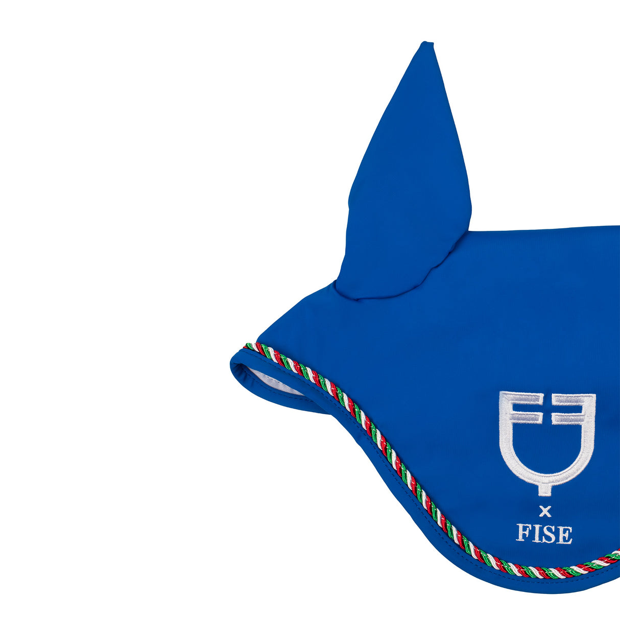 Cuffietta con piping tricolore Equestro X FISE