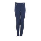Leggings bambina slim fit full grip Equestro X FISE navy blazer