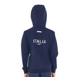 Felpa in pile unisex bambini con cappuccio Equestro x Fise