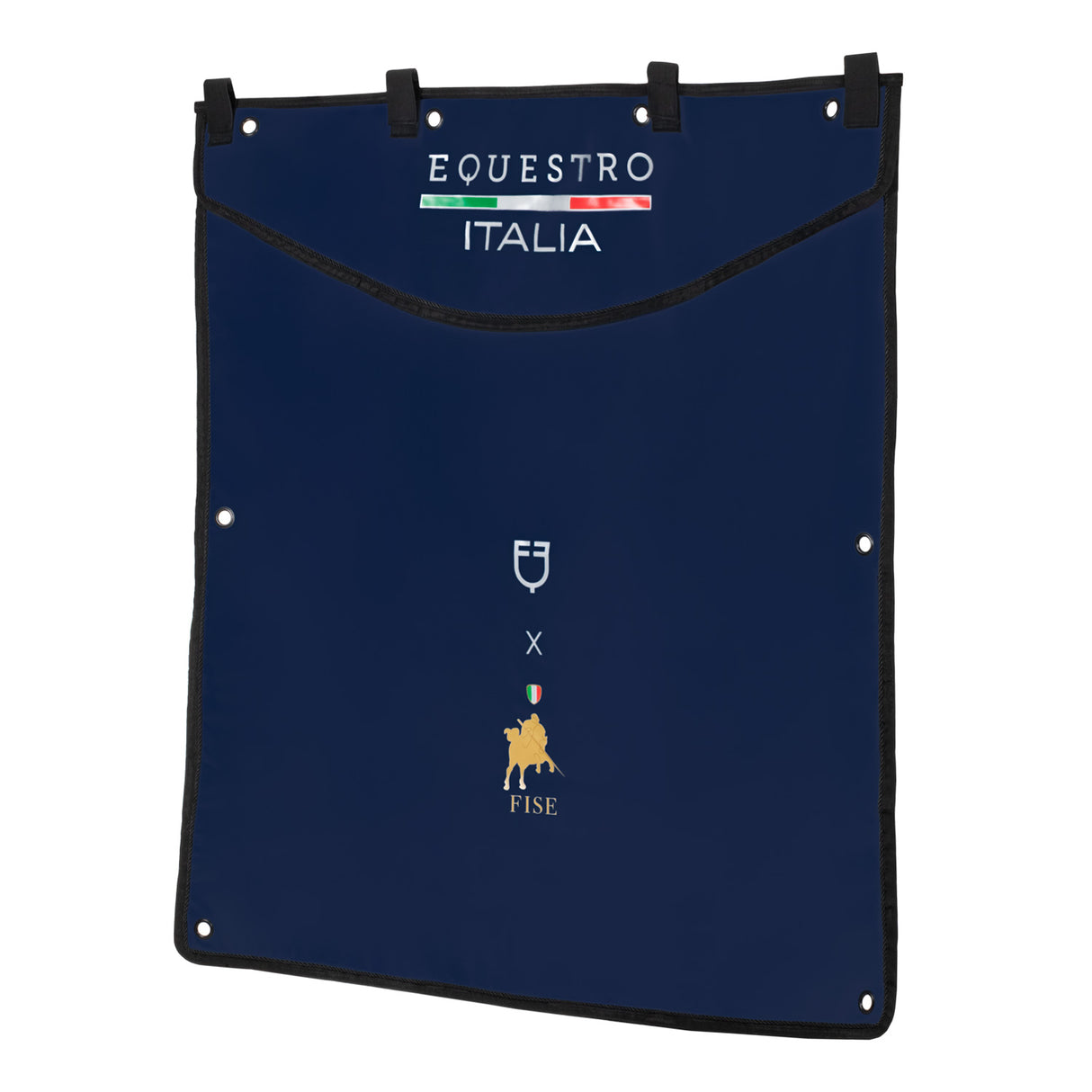 Tenda box lunga logo ricamato Equestro X FISE