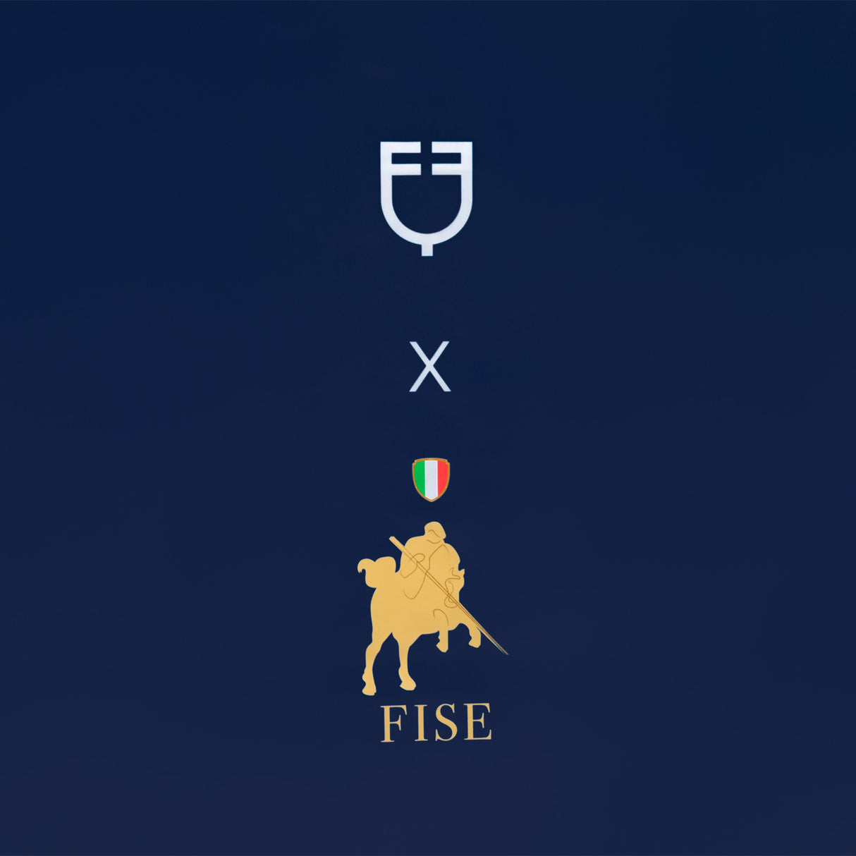 Tenda box lunga logo ricamato Equestro X FISE