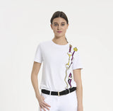 T-shirt tempo libero donna Lapis burgundy Ublack