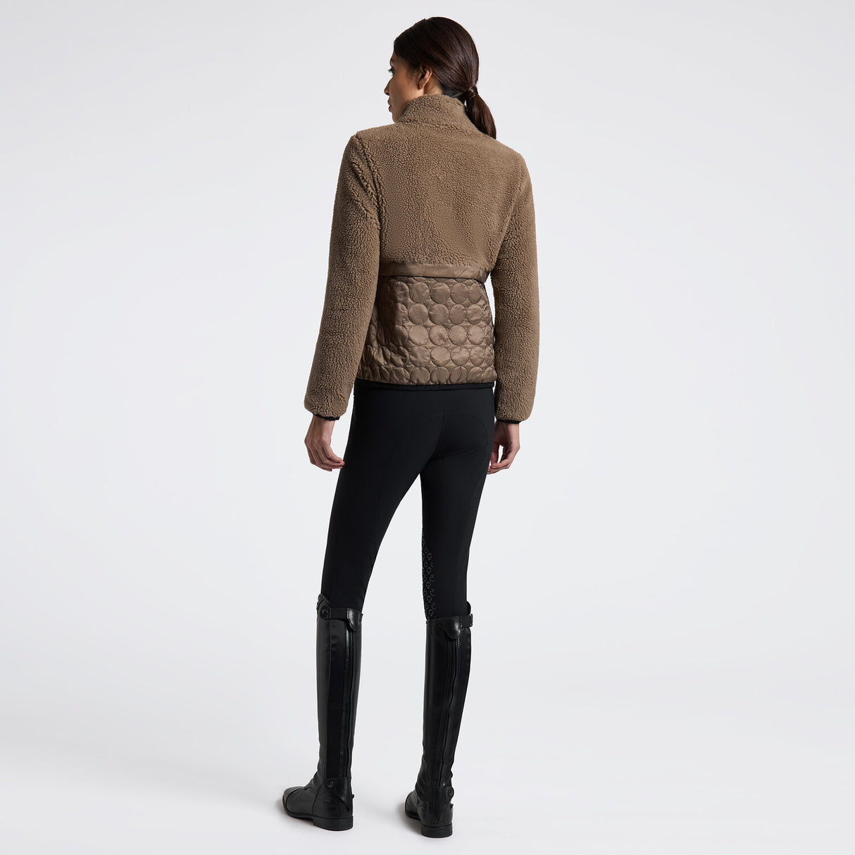 Giacca da Donna Cavalleria Toscana in Pile e Nylon con Zip
