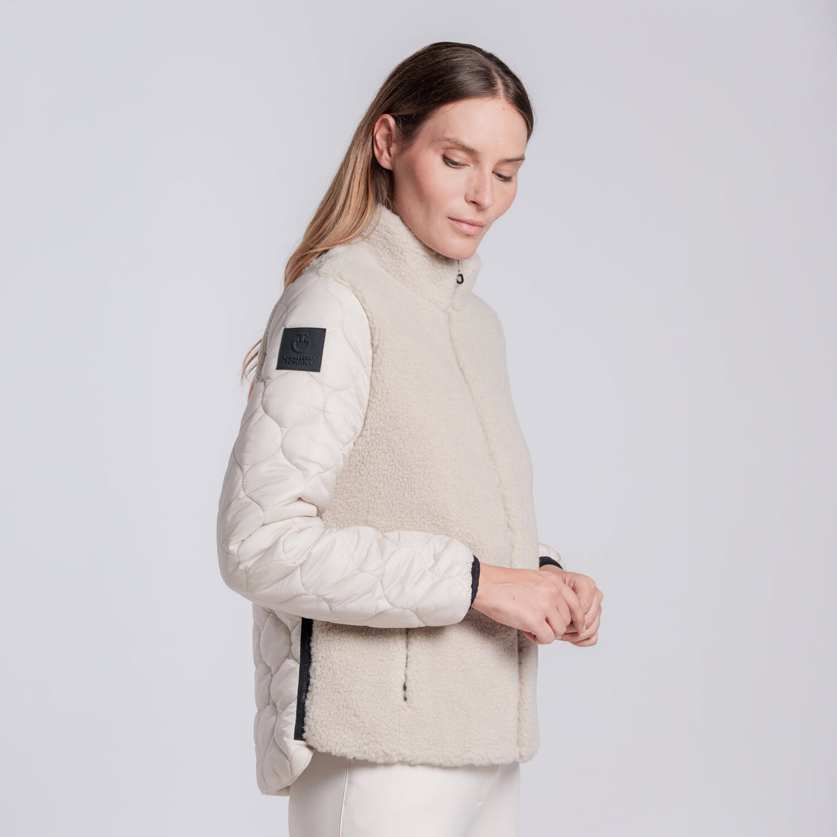 MAGLIA IN PILE TEDDY CON ZIP DA DONNA Cavalleria Toscana