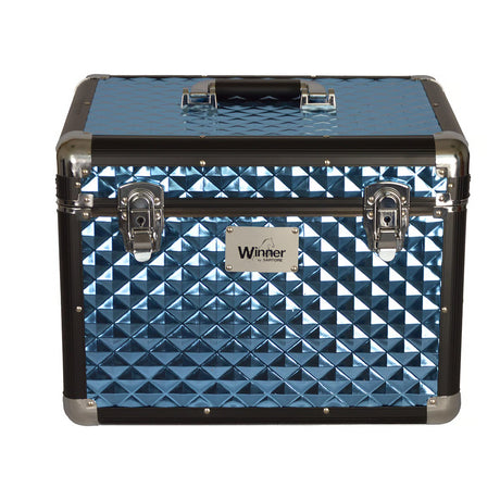 BAULETTO DIAMOND GROOMING AZZURRO 40X30X30 WINNER CON SEPARATORI