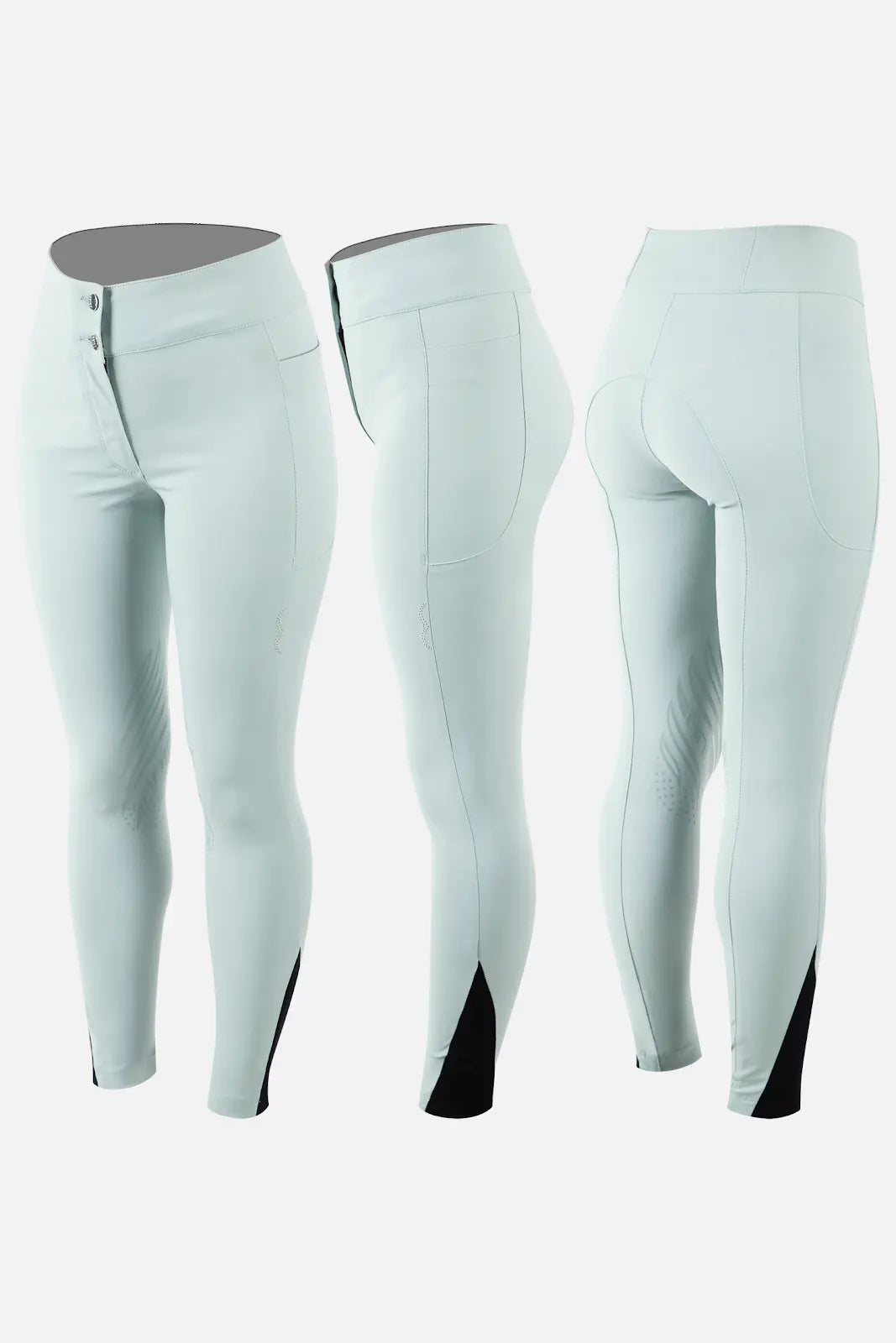 Pantalone vita alta donna modello Nedgar Animo azzurro